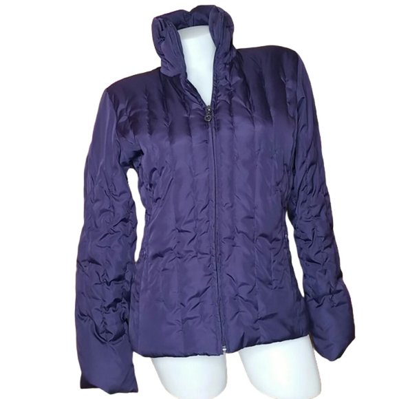 Colebrook Jackets & Blazers - Colebrook Purple Down Coat Jacket Size Small